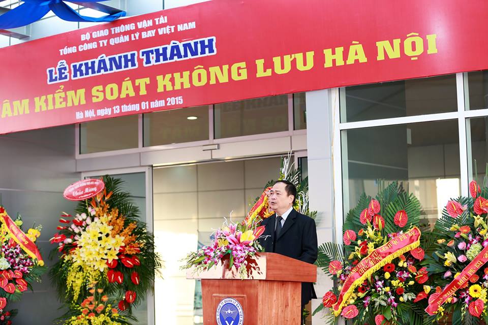 Bài phát biểu của Lãnh đạo Tổng công ty tại Lễ khánh thành Trung tâm Kiểm soát không lưu Hà Nội